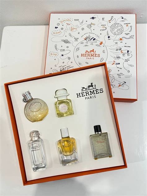 hermes gift set|hermes miniature perfume gift set.